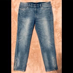 White House Black Market Skinny Cropped Jeans